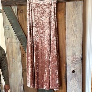 Velvet Pink Skirt